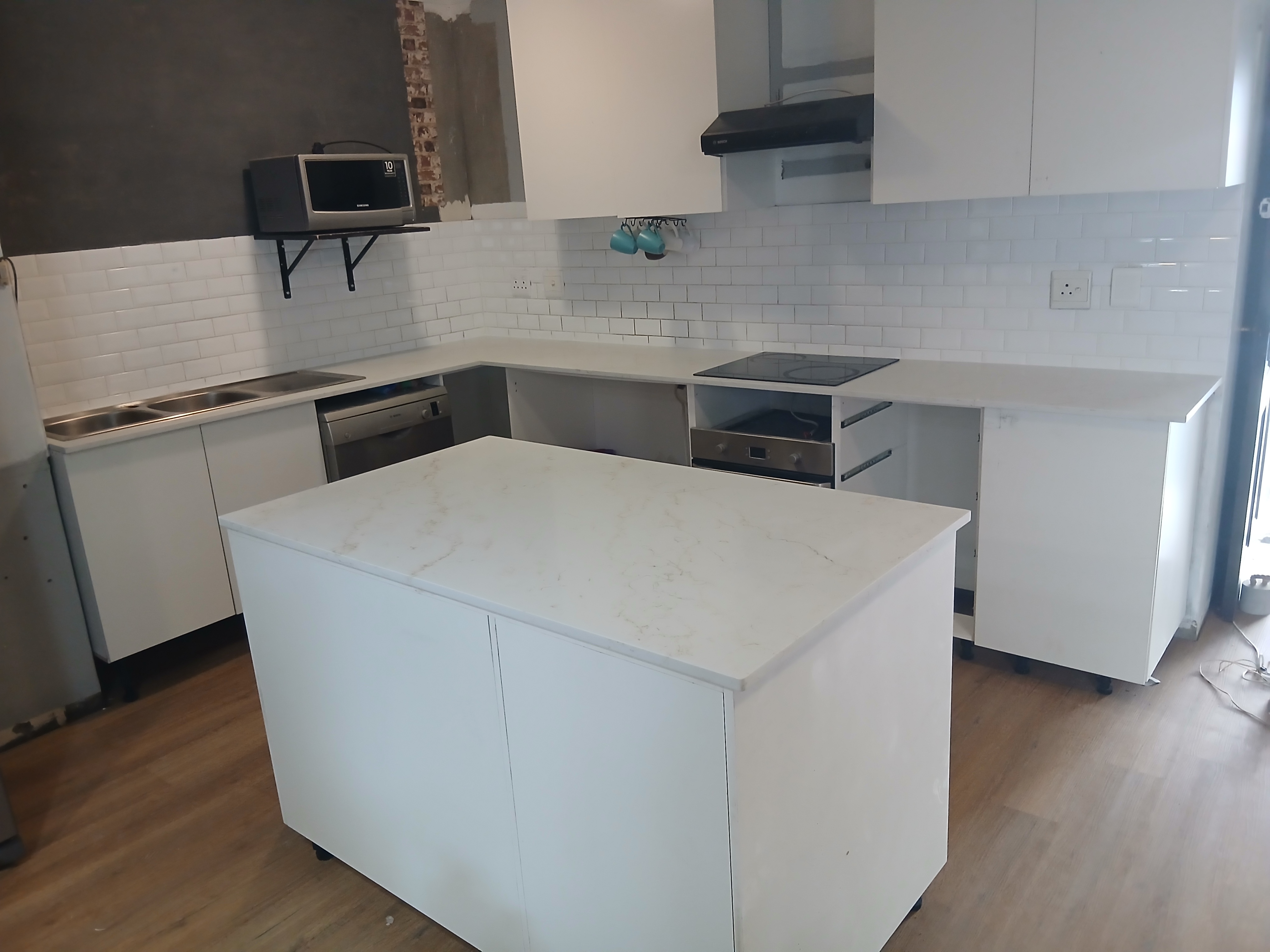 Kitchen counter tops and island